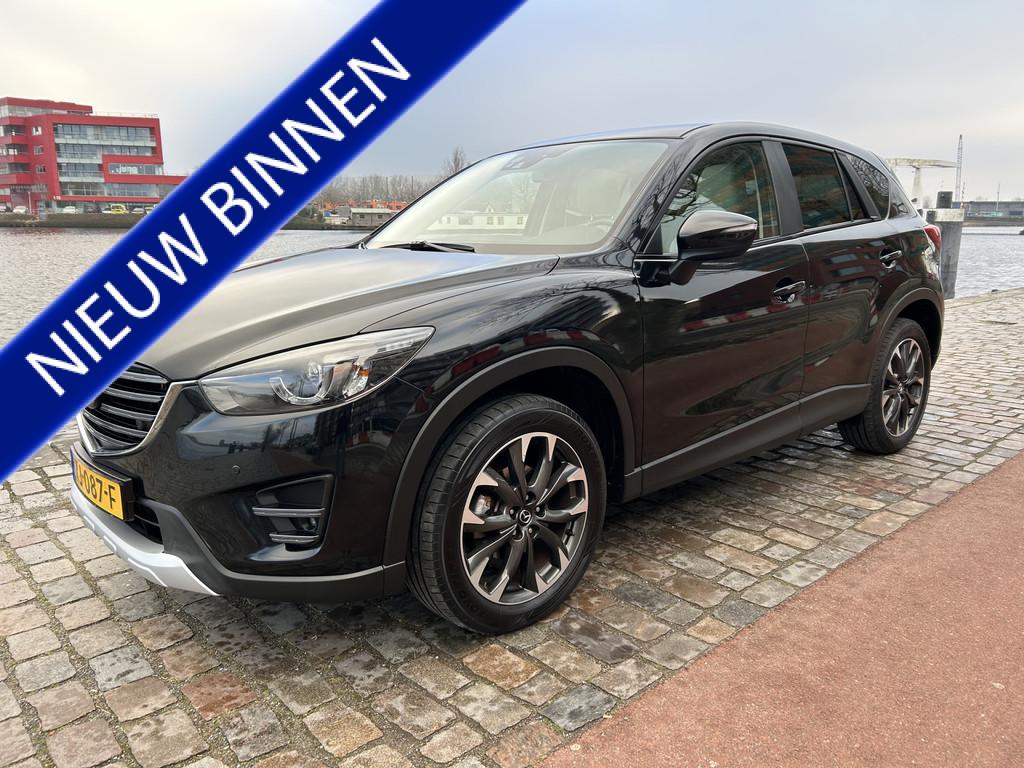 Mazda CX-5 2.5 SkyActiv-G 192 GT-M 4WD panodak leer 4x4 auto, Automaat, Euro 6, Leder en Stof, SUV of Terreinwagen