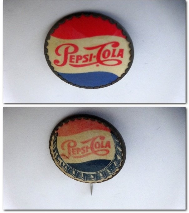 4 vintage speldjes uit de jaren 60, Verzamelen, Speldjes, Pins en Buttons, Ophalen of Verzenden, Zo goed als nieuw, Merk, Speldje of Pin
