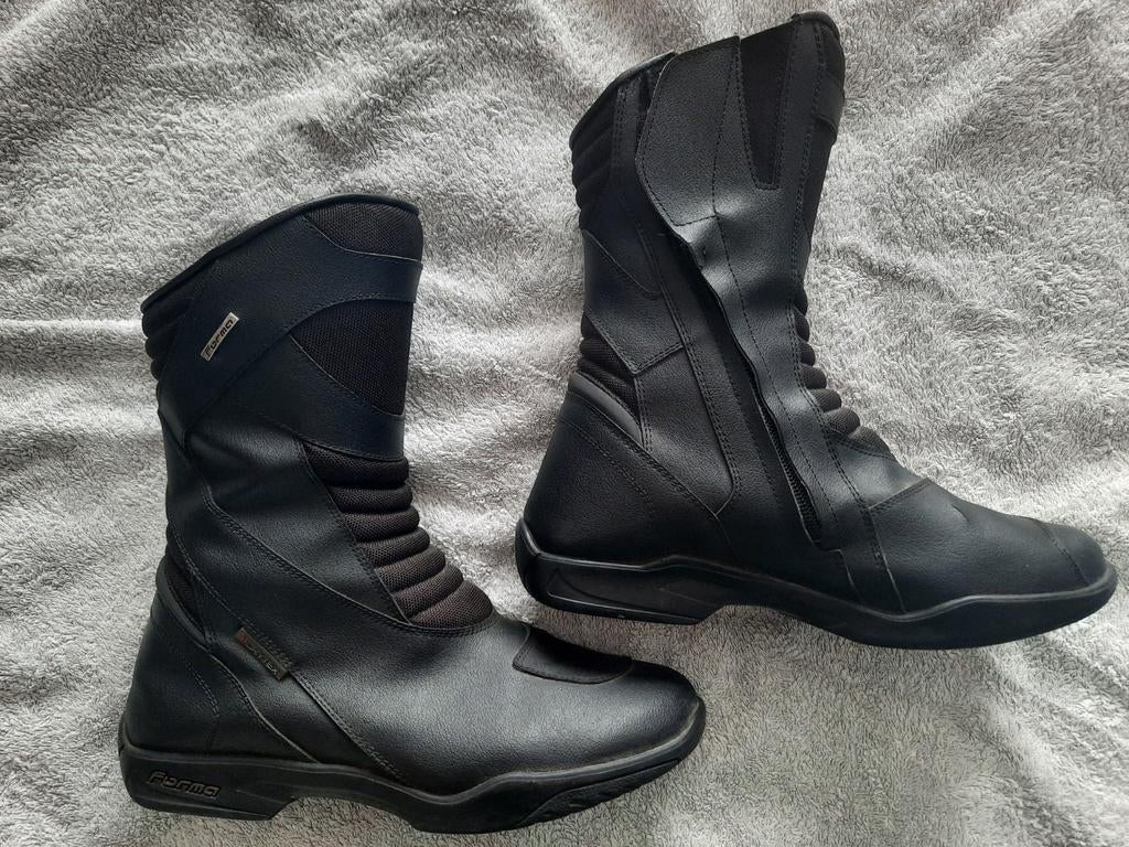 Zwarte motorlaarzen, maat 42, Ophalen, Tweedehands, Heren, Laarzen