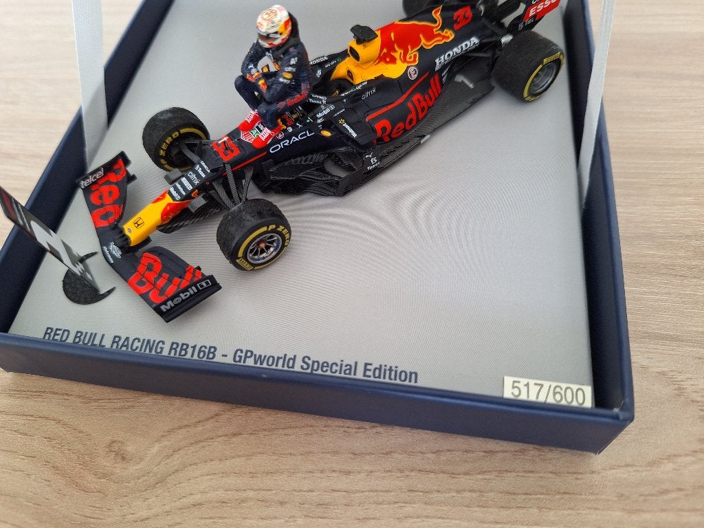 GP Frankrijk 2021 Max Verstappen Spark Special 1:43 NIEUW, Ophalen of Verzenden, Nieuw, Auto, Overige merken