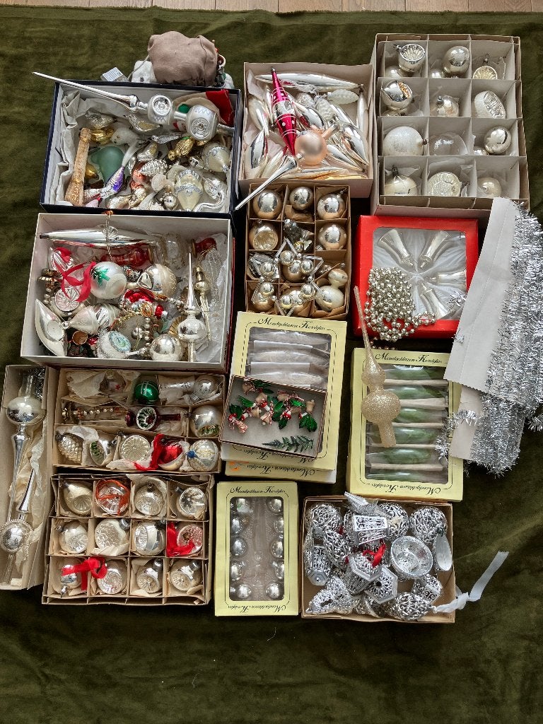 lot vintage kerst versiering, Diversen, Ophalen, Gebruikt