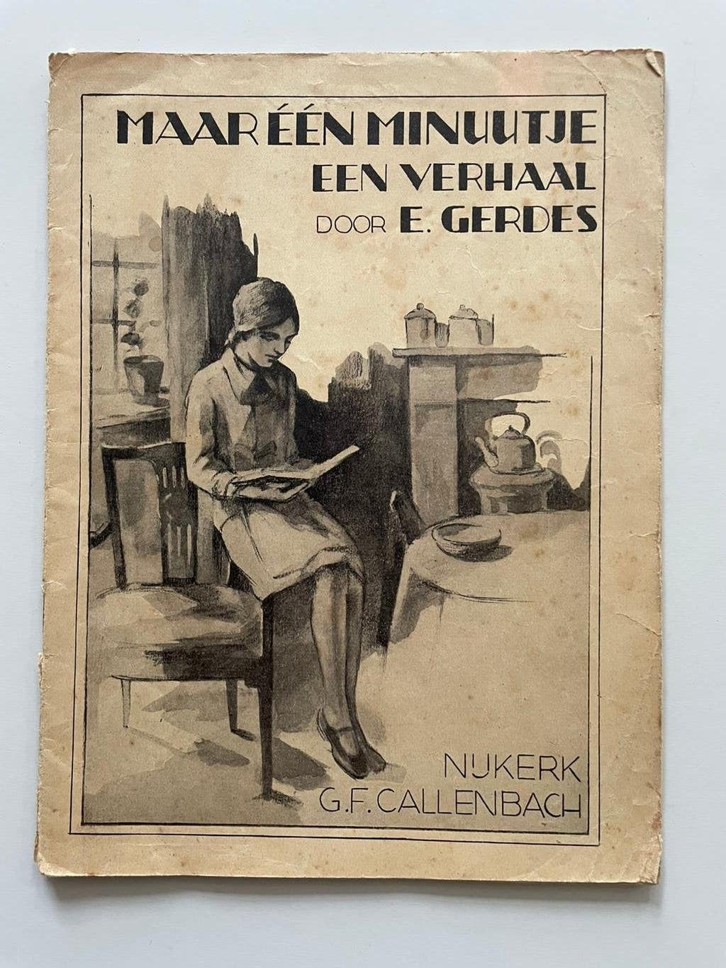 Maar één minuutje - E. Gerdes, Antiek en Kunst, Ophalen of Verzenden, E. Gerdes