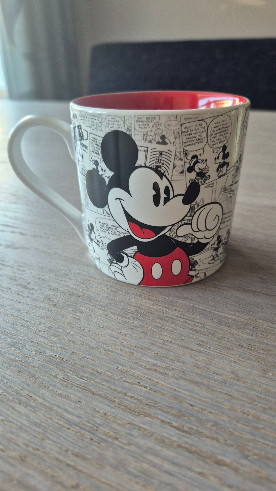 Disney Mickey Mouse mok - Disney stripboek design, Ophalen of Verzenden, Mickey Mouse, Zo goed als nieuw, Servies