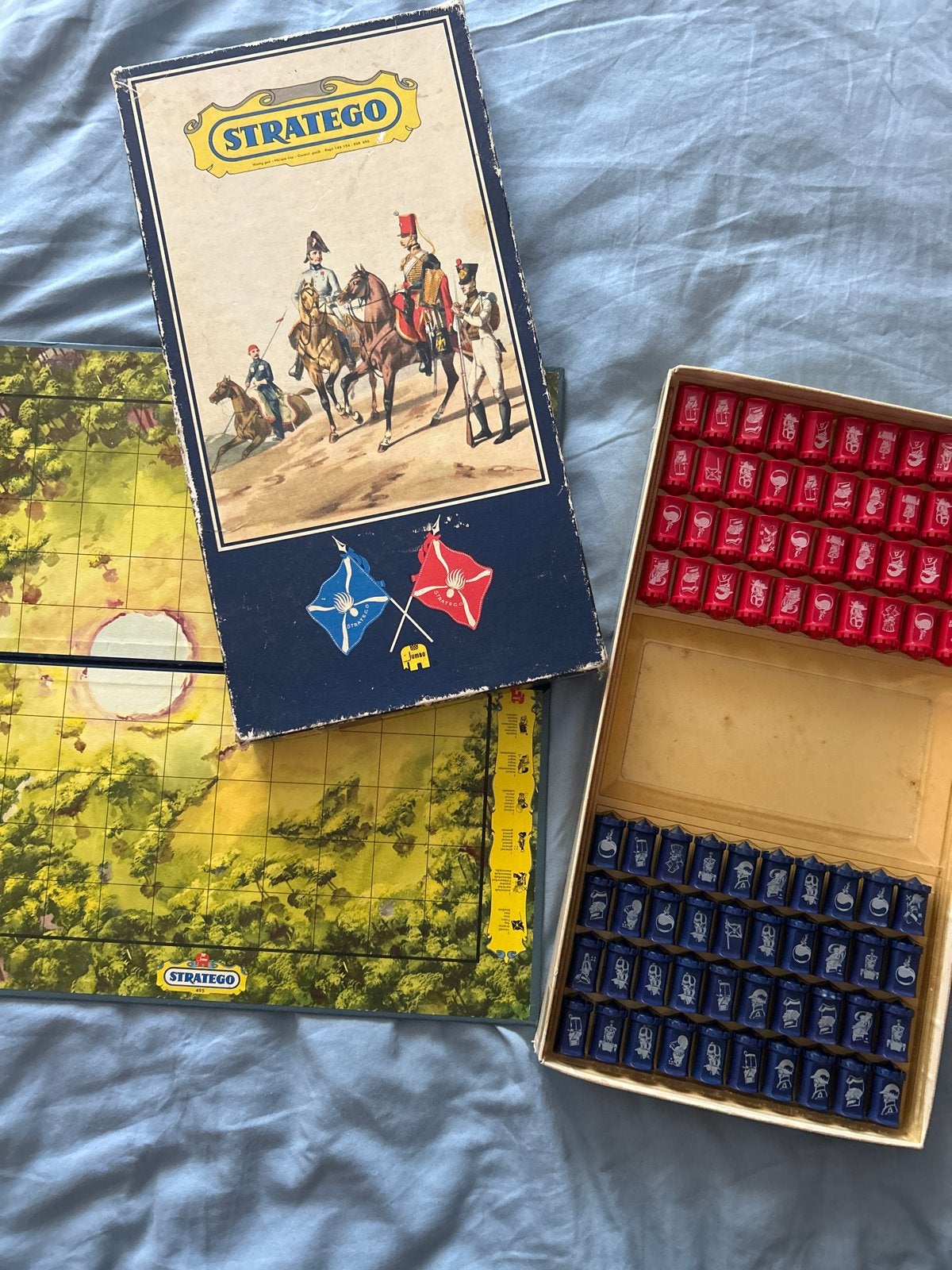 Vintage Stratego Bordspel - Complete Editie, Een of twee spelers, Ophalen of Verzenden, Gebruikt