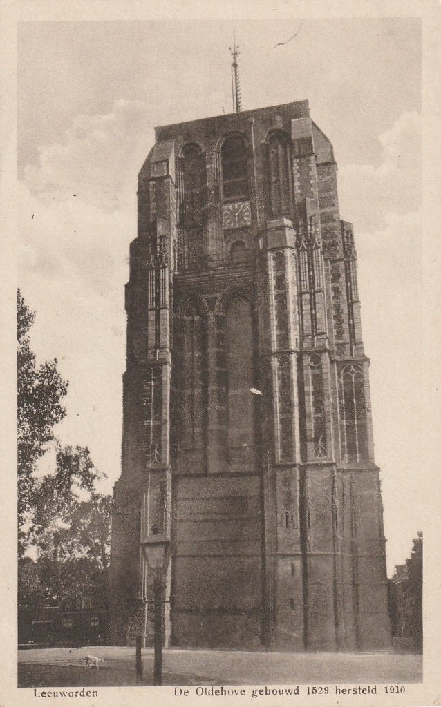 Leeuwarden de oldenhove 1917, Ophalen of Verzenden, Voor 1920, Gelopen, Friesland