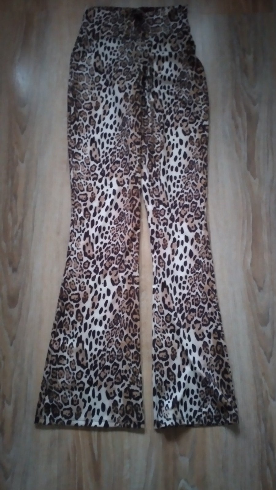 zgan panterprint flair broek van Pull&Bear maat XS, Bruin, Ophalen of Verzenden, Zo goed als nieuw, Pull & Bear