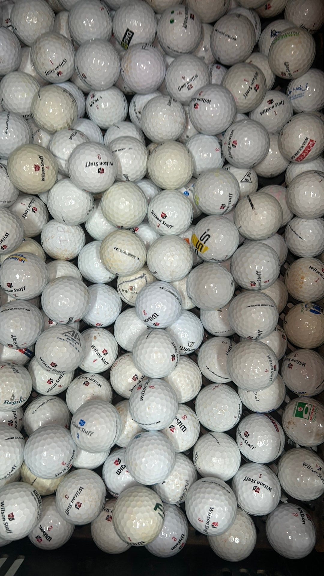 Wilson staff dx2 soft golfballen 100 stuks, Sport en Fitness, Golf, Ophalen of Verzenden, Zo goed als nieuw, Bal(len)
