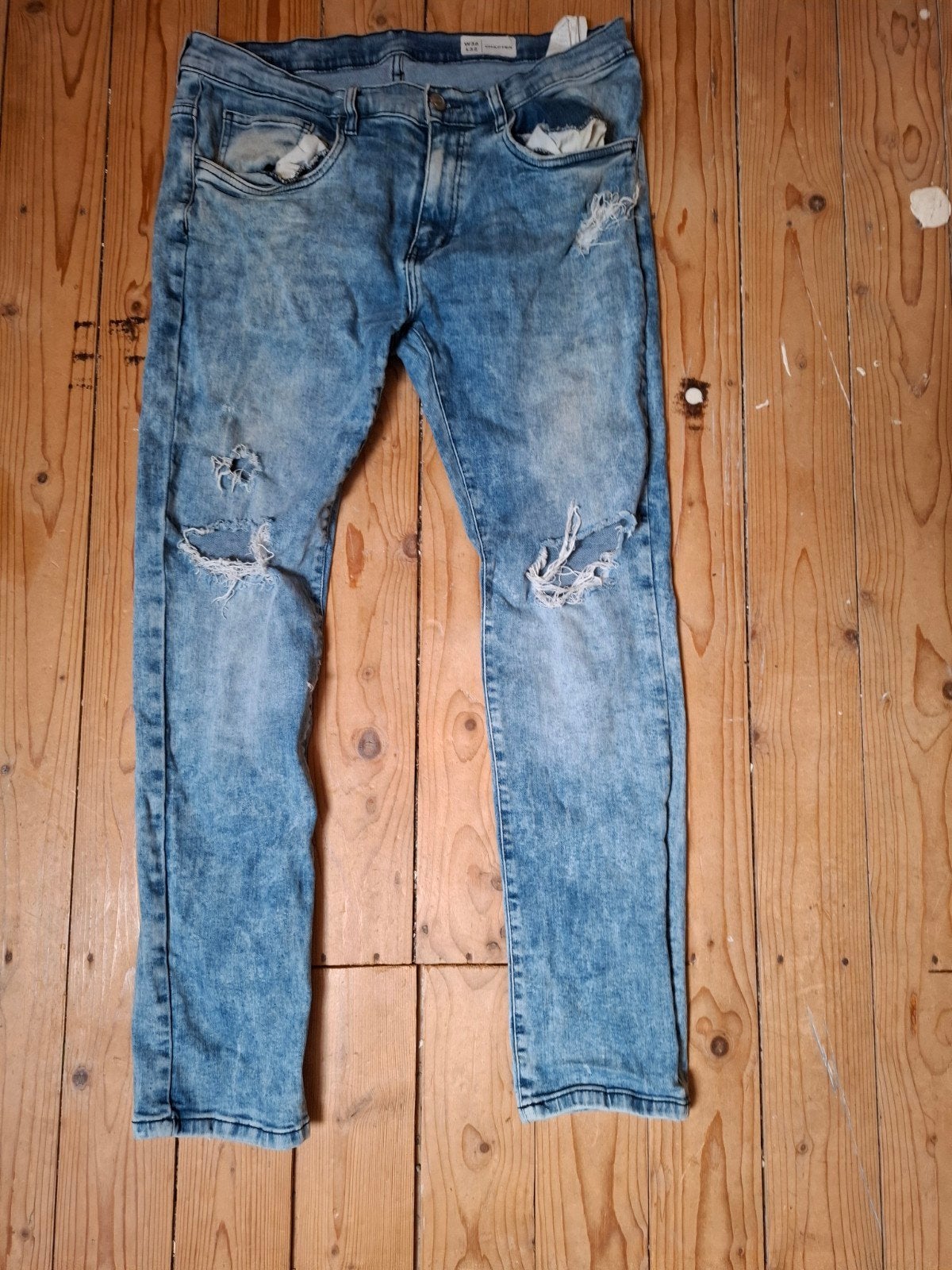 Heren jeans maat 36 te koop!, Ophalen of Verzenden, Gedragen, Blauw, W36 - W38 (confectie 52/54)