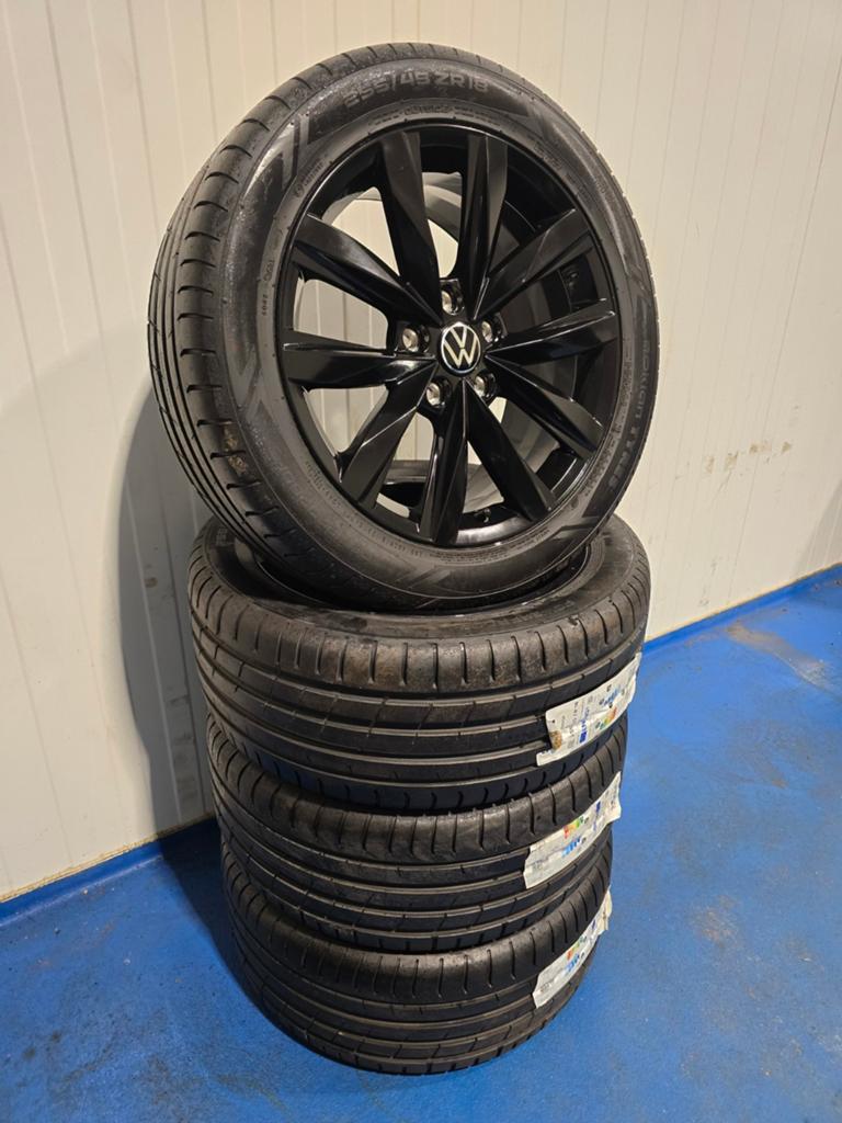 🌞Originele VW Springfield velgen 18 inch Bulli Multivan T6, 18 inch, Gebruikt, 255 mm, Banden en Velgen