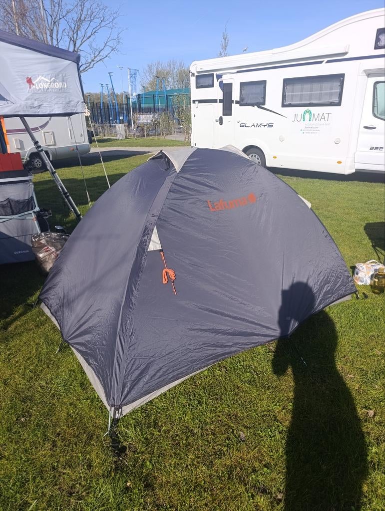 Lafuma 2-persoons tent - Ideaal voor kamperen, Caravans en Kamperen, Tenten, Ophalen, Gebruikt, Tot en met 2