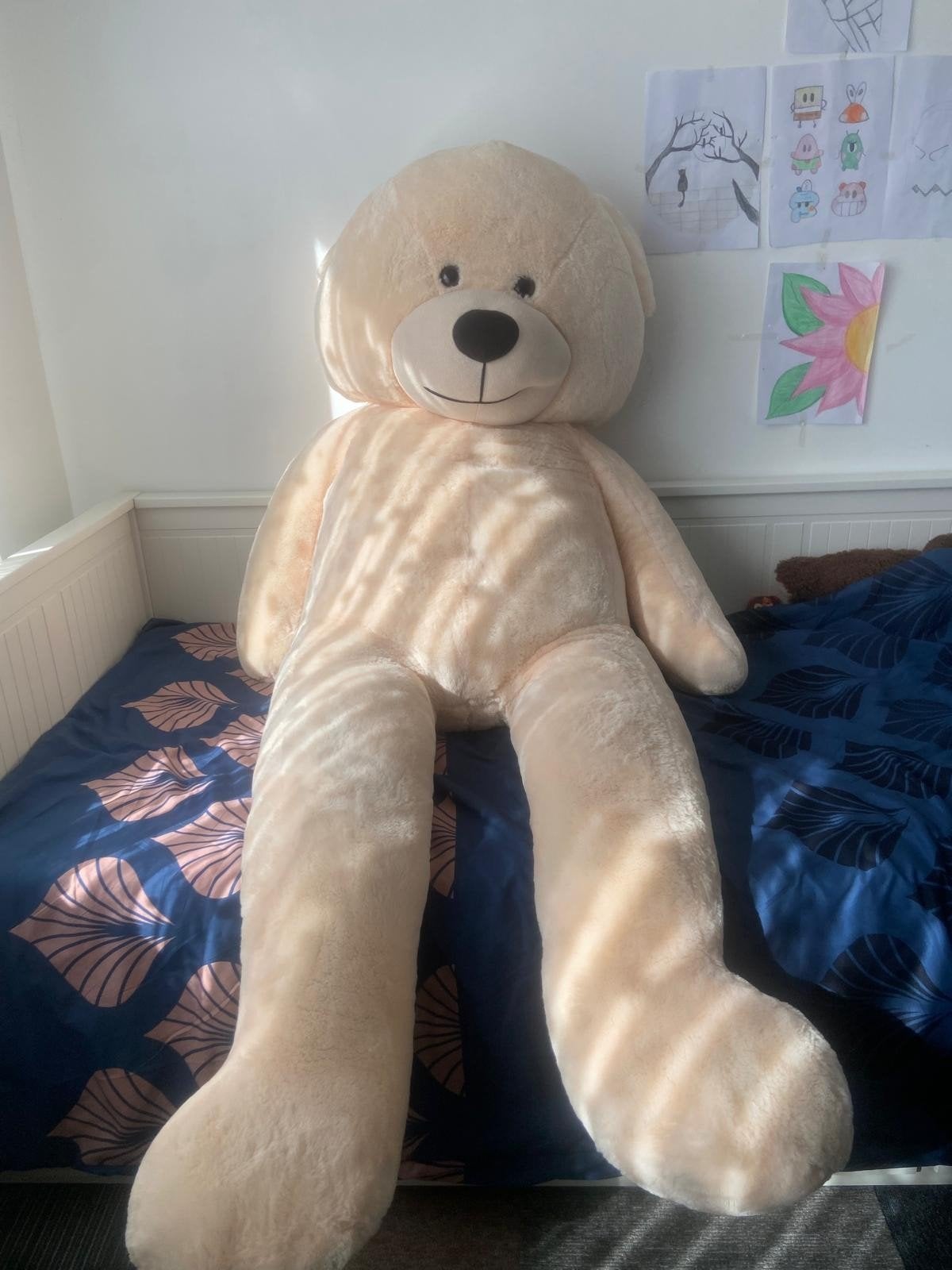 Grote teddybeer, Verzamelen, Beren en Cherished Teddies, Ophalen of Verzenden, Zo goed als nieuw, Stoffen beer, Overige merken
