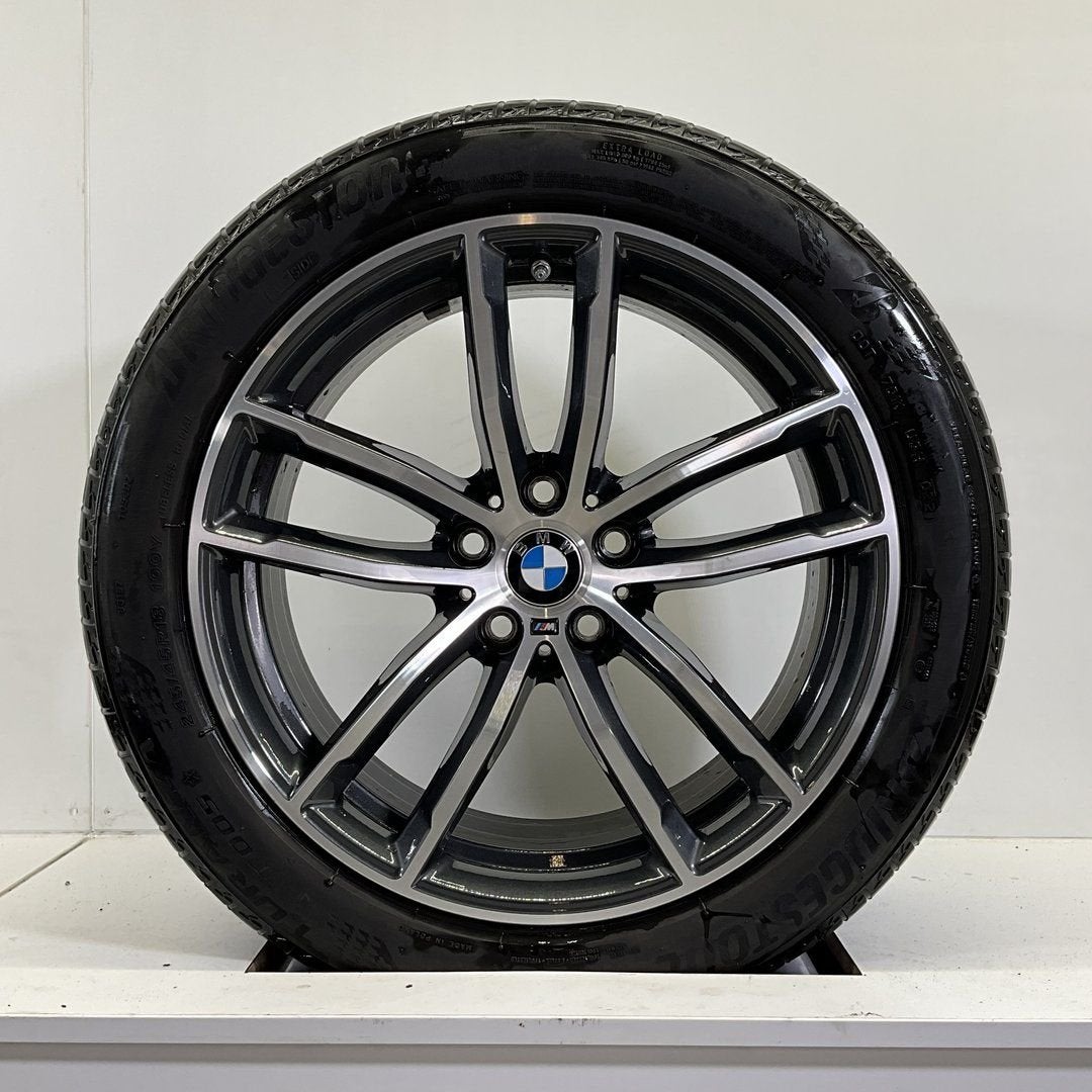 BMW 5 SERIE G30 G31 SET VELGEN + ZOMERBANDEN 18 INCH ORIG. 6, 18 inch, -, -, Banden en Velgen