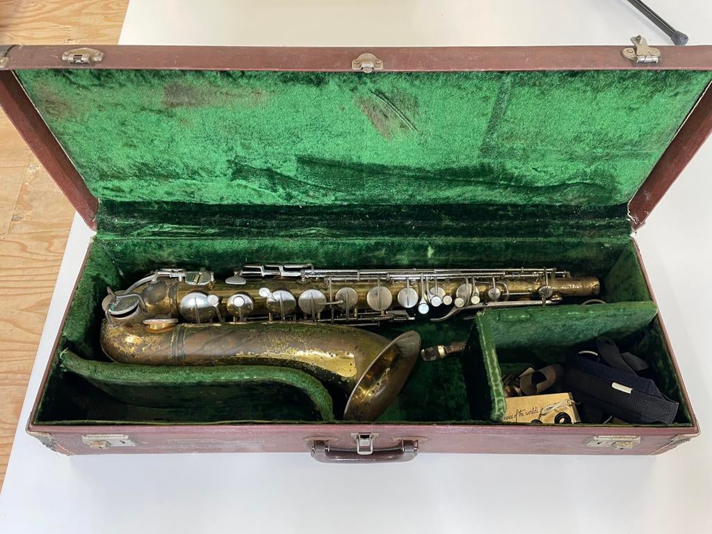 Conn tenor saxofoon, Ophalen, Gebruikt, Tenor, Met koffer