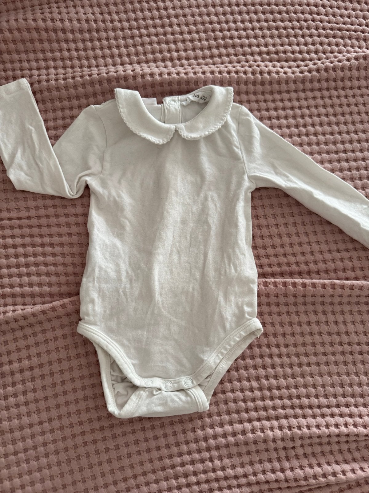 Mango romper met kraag maat 74, Kinderen en Baby's, Ophalen of Verzenden, Jongetje of Meisje, Pakje