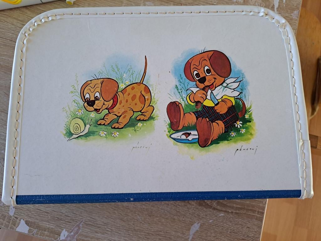 Vintage koffertje "sad Sam", Ophalen of Verzenden, Zo goed als nieuw