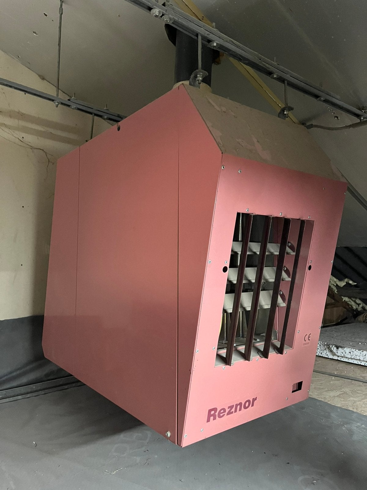 Reznor gasheater met thermostaat, Ophalen, Minder dan 30 cm, Kachel, Minder dan 60 cm