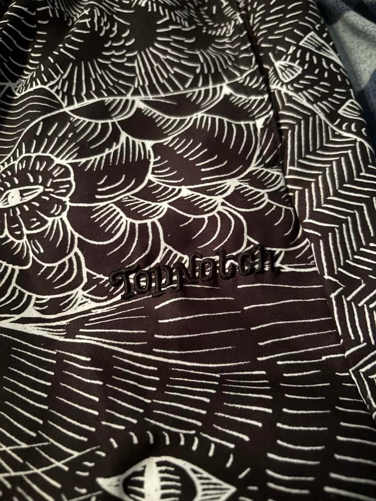 Australian x Patta Joggingbroek - Zwart/Wit Patroon, Ophalen, Gedragen, Overige maten, Zwart
