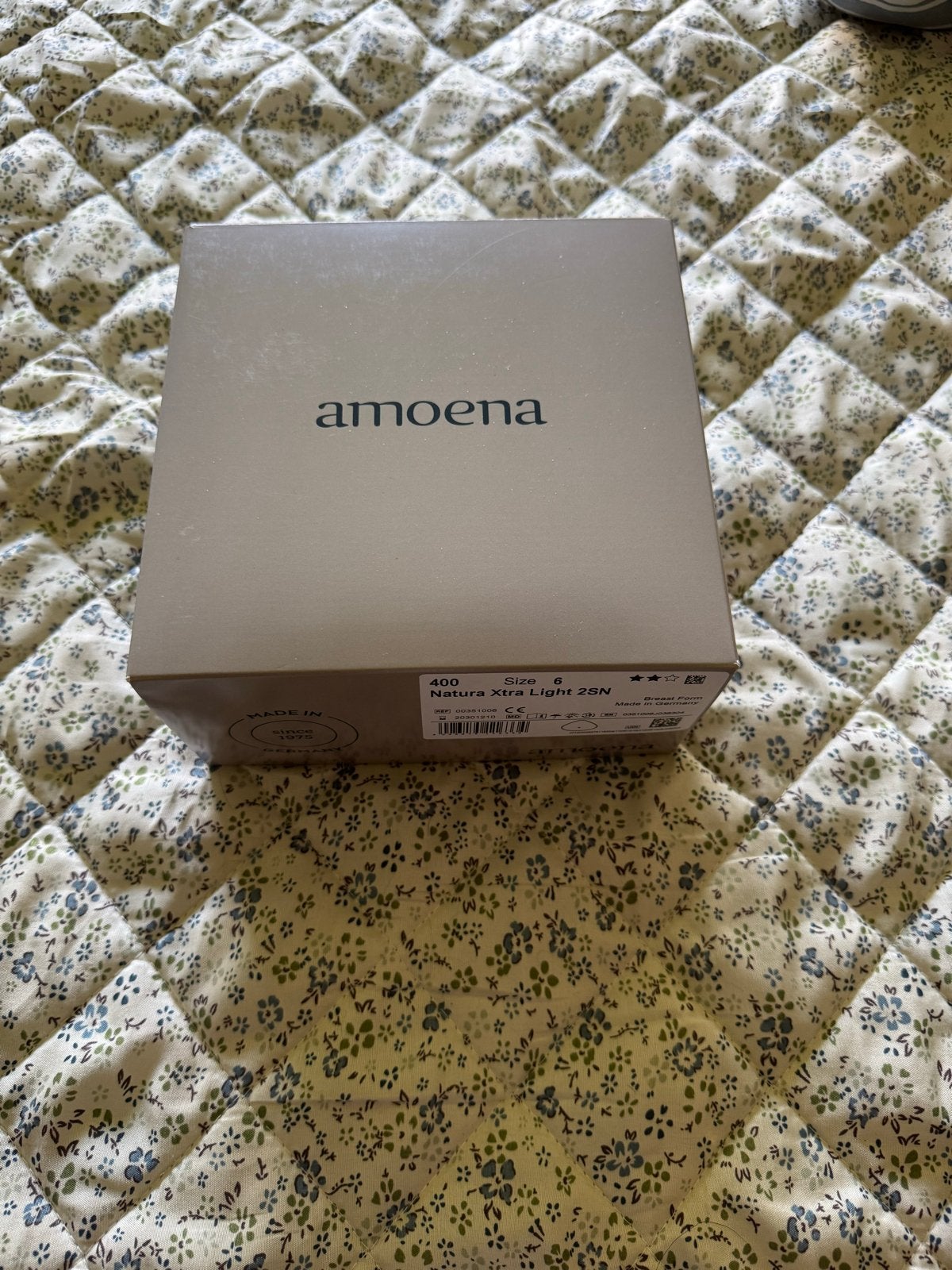 Amoena Borstprothese Natura Xtra Light 2SN Size 6, Ophalen of Verzenden, Zo goed als nieuw