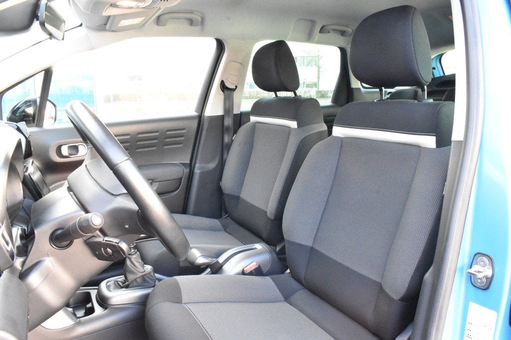 Citroën C3 Aircross PureTech 110 Feel Navi | Airco | Parkee, Gebruikt, 1199 cc, Blauw, Automatische klimaatregeling