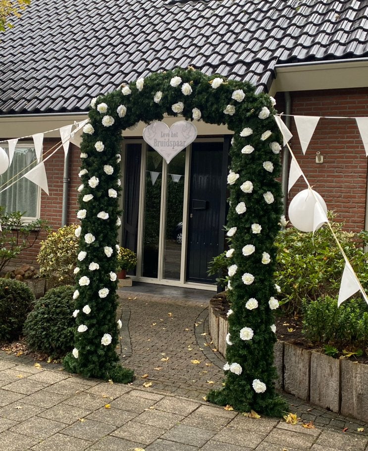 Te huur: huwelijksboog / jubileumboog, Ophalen, Zo goed als nieuw, Versiering, Geboorte of Huwelijk