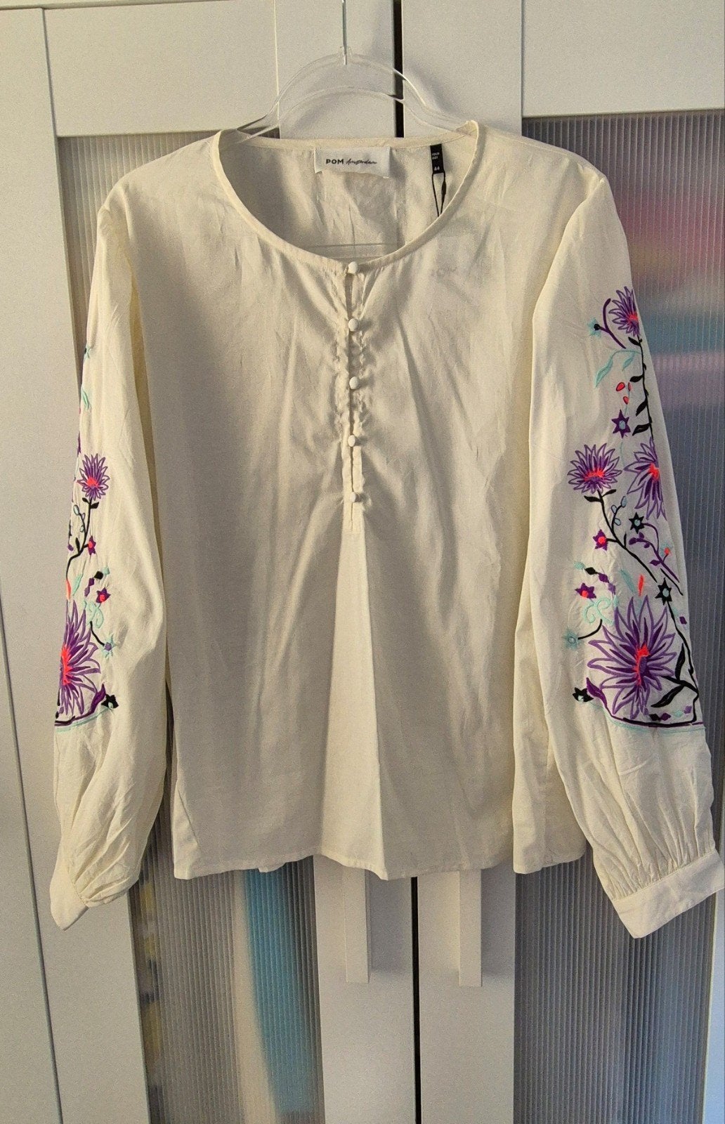 Blouse van POM, Ophalen of Verzenden, Nieuw, Maat 42/44 (L), Wit