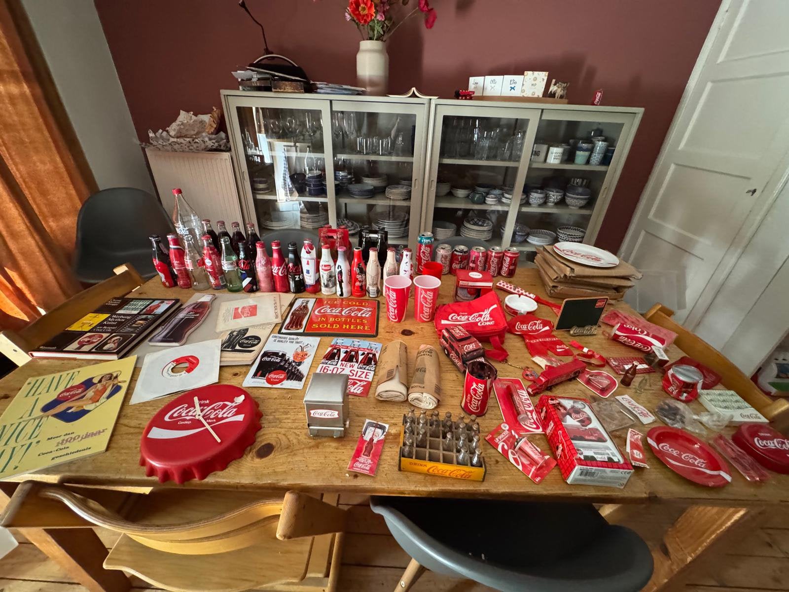 Coca-cola verzameling, Verzamelen, Ophalen