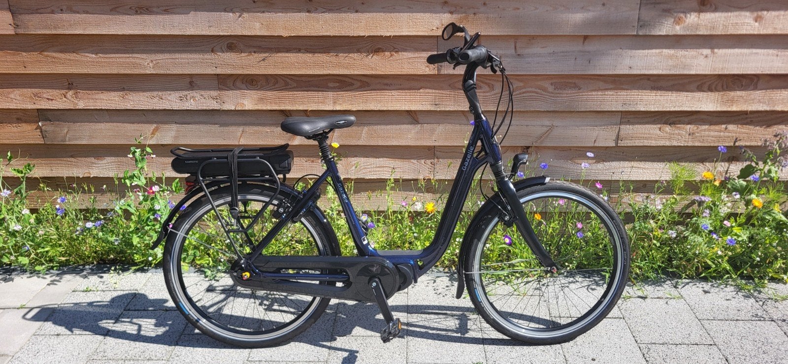 Gazelle Ami C7 HMS Midnight blue lage instap, Ophalen, Zo goed als nieuw, 51 tot 55 cm, 50 km per accu of meer