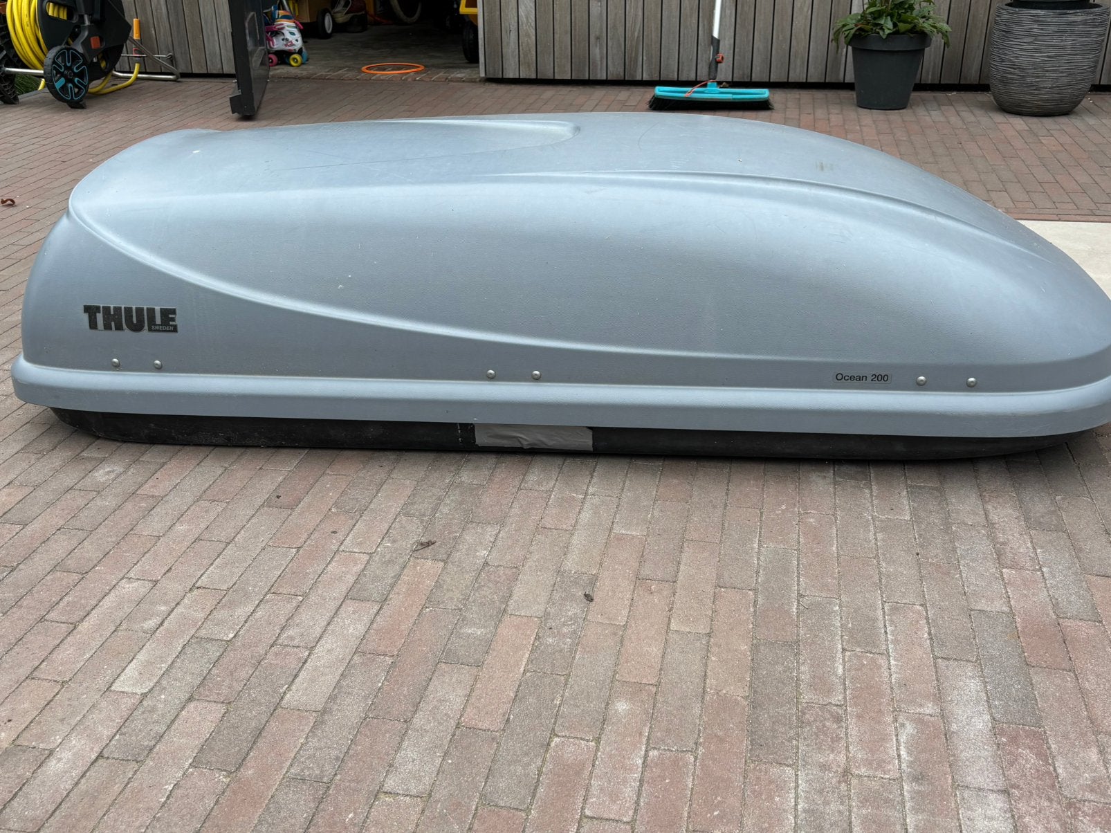 Dakkoffer Thule Ocean 200, Auto diversen, Ophalen, Gebruikt