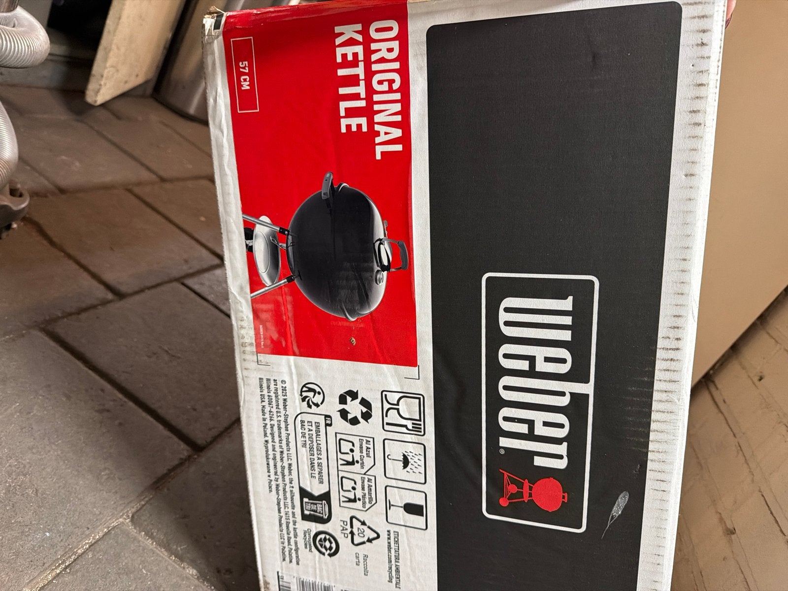 Weber Original Kettle BBQ 57 cm - Nieuw in doos, Ophalen, Nieuw