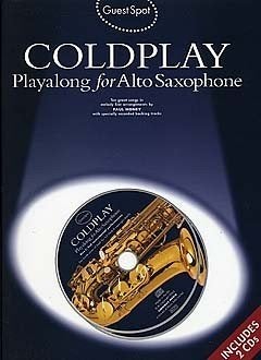 Guest spot: Coldplay-- playalong for alto saxophone +cd's, Gebruikt, Overige genres, Saxofoon, Ophalen of Verzenden