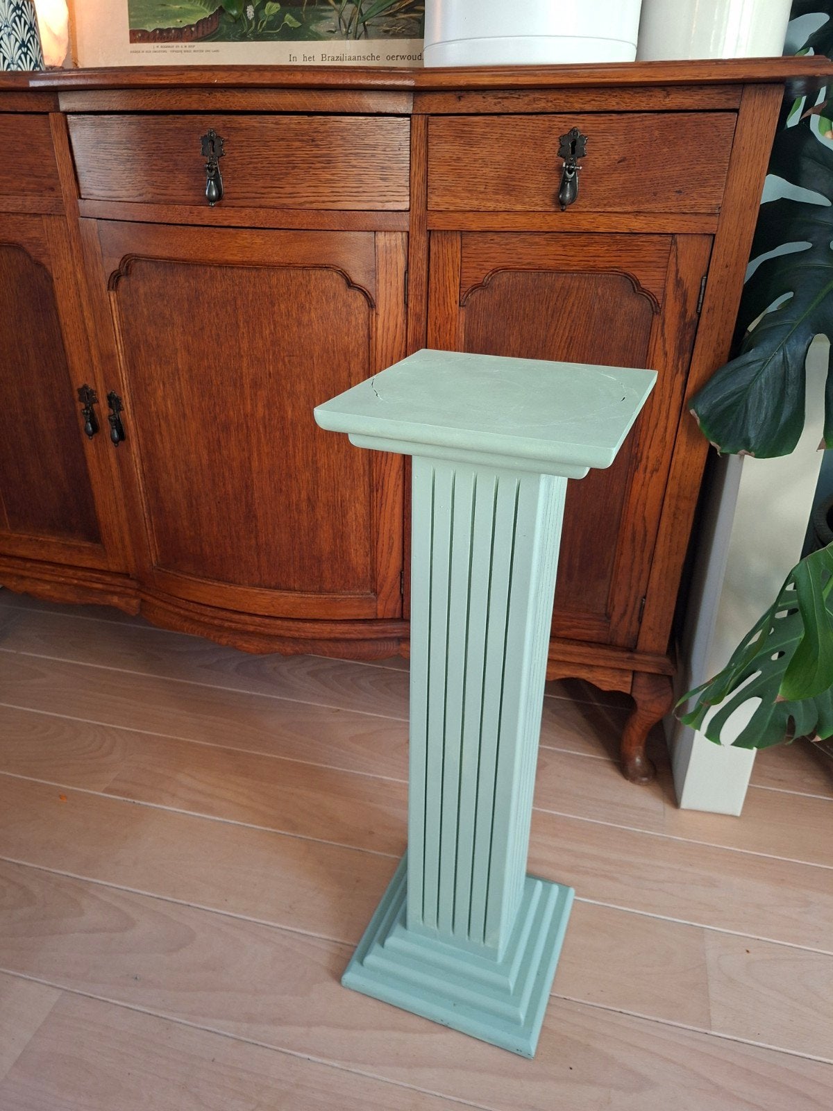 planten tafel of zuil, Huis en Inrichting, Woonaccessoires | Zuilen en Pilaren, Ophalen, Gebruikt