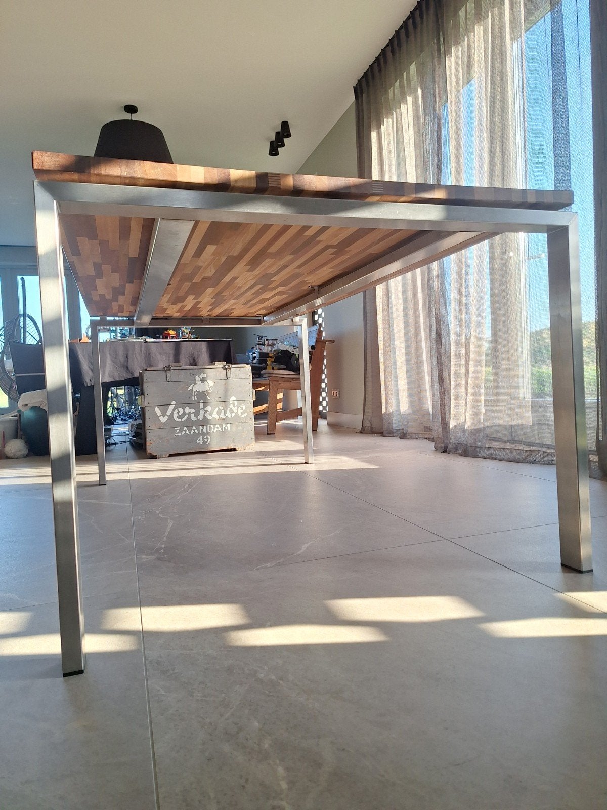 Onderstel van tafel rvs, Tuin en Terras, Overkappingen, Ophalen
