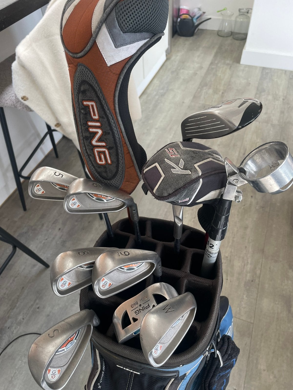 Complete golfset heren Ping iets verlengd, Sport en Fitness, Golf, Ophalen, Gebruikt, Set, Ping