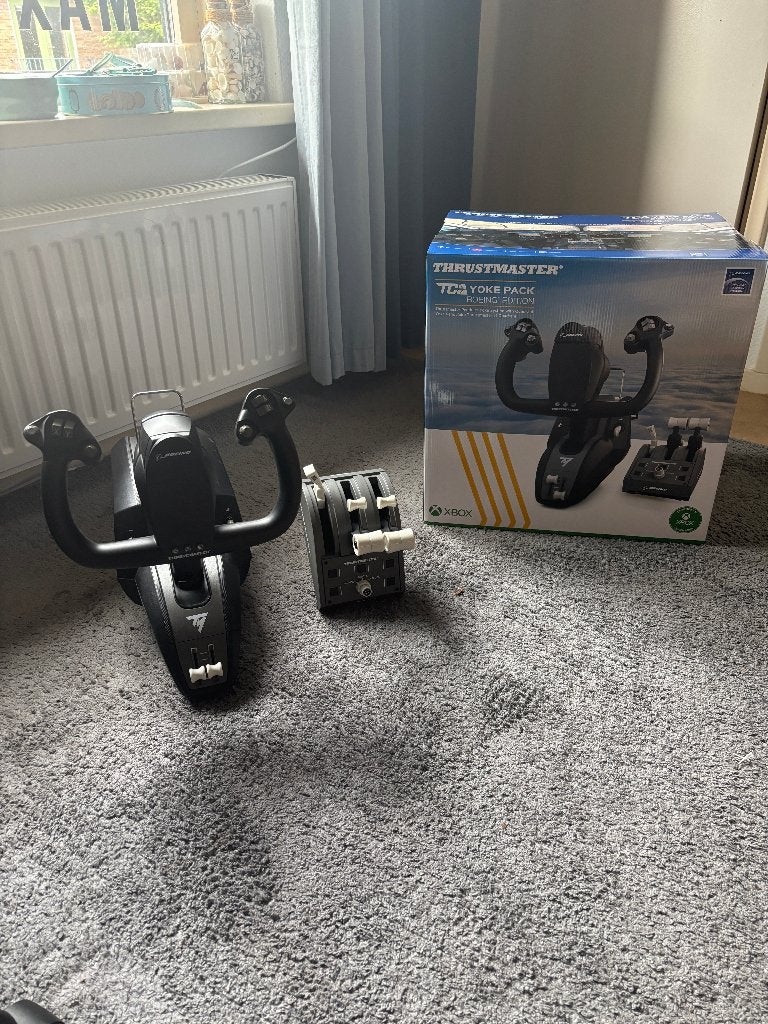 Thrustmaster TCA Boeing Flight Yoke Pack - zo goed als nieuw, Computers en Software, Ophalen, Zo goed als nieuw, Thrustmaster TCA