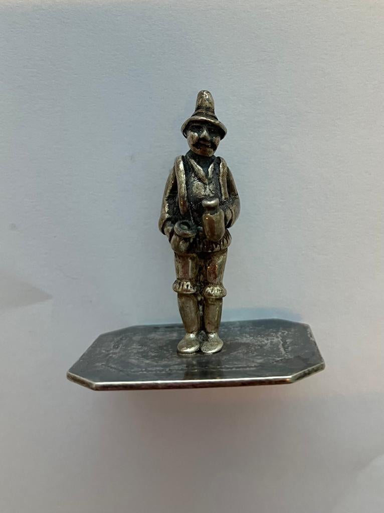 Zilveren miniatuur bierventer, Ophalen of Verzenden, Zilver