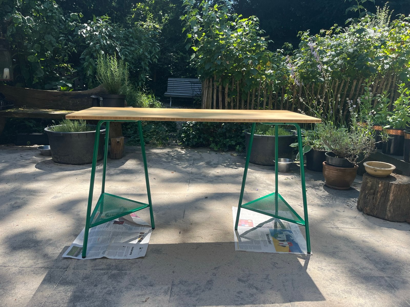 IKEA ANFALLARE / TILLSLAG bureaucombinatie, Ophalen, Gebruikt, Hout, Bruin