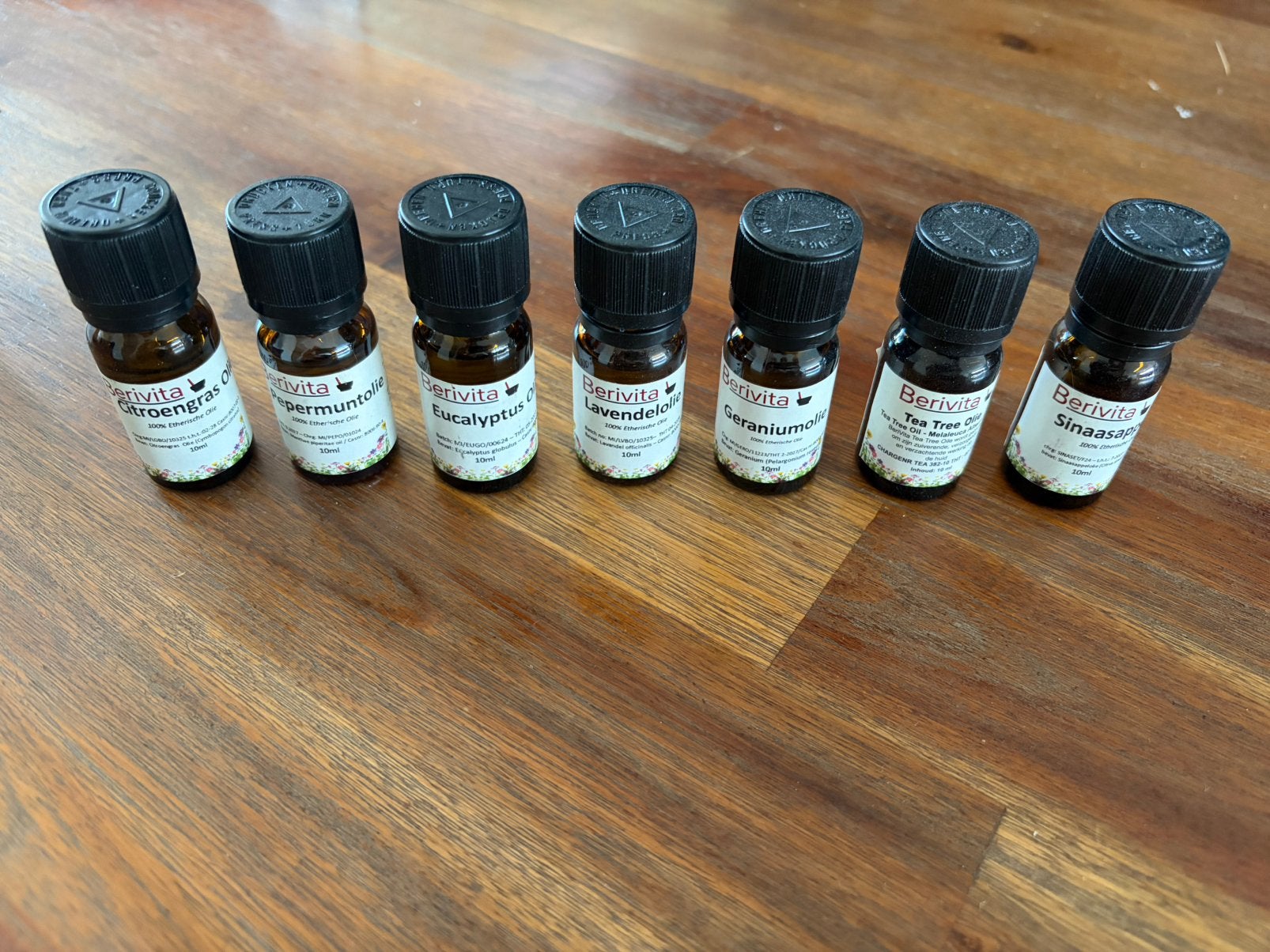 Berivita Etherische olie 7x10 ml, Verzenden, Zo goed als nieuw, Bad & Douche