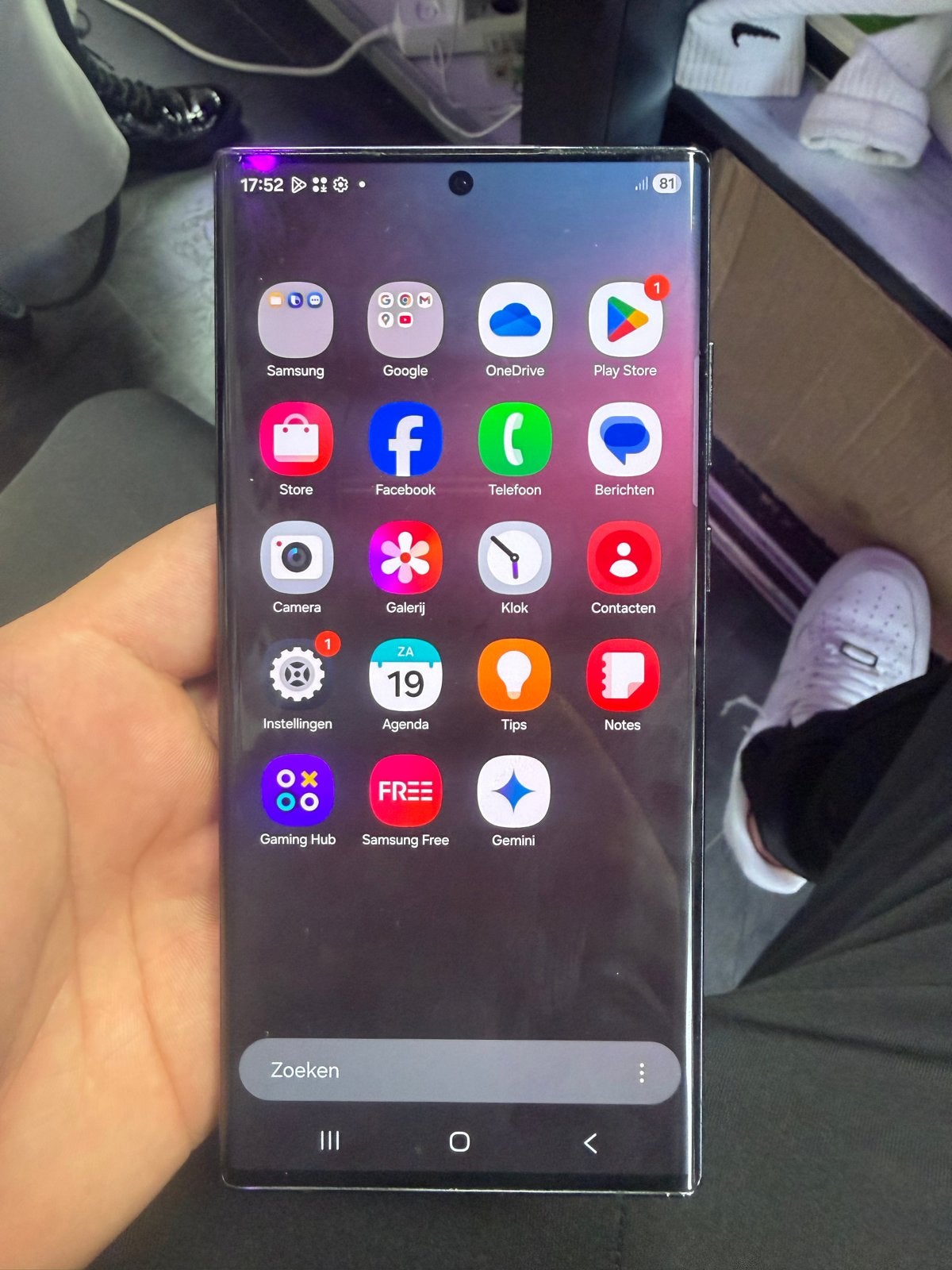 Samsung Galaxy S22 Ultra 256GB Zwart - Zo goed als nieuw