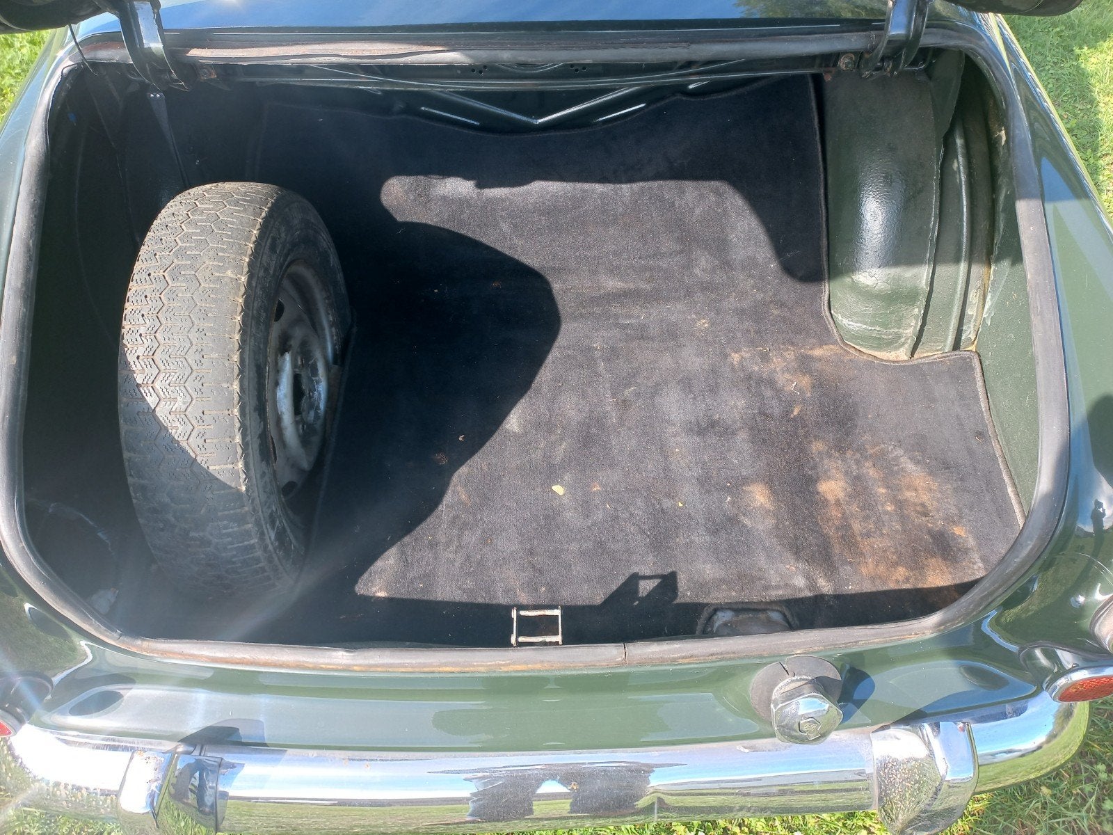 Volvo Amazon B20 motor Open dak 1965 Groen, IN GOEDE STAAT., foto 11