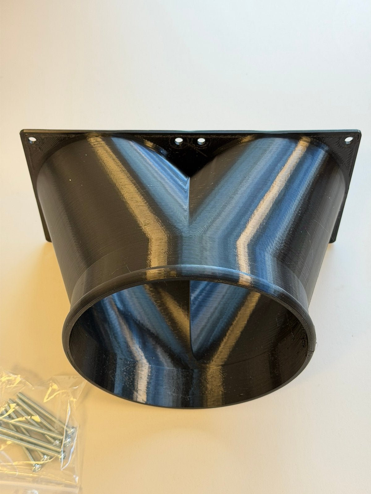3D Geprinte Dual Fan Shroud / ASIC Miner lucht Luchtkanaal, P, P, P, Nieuw