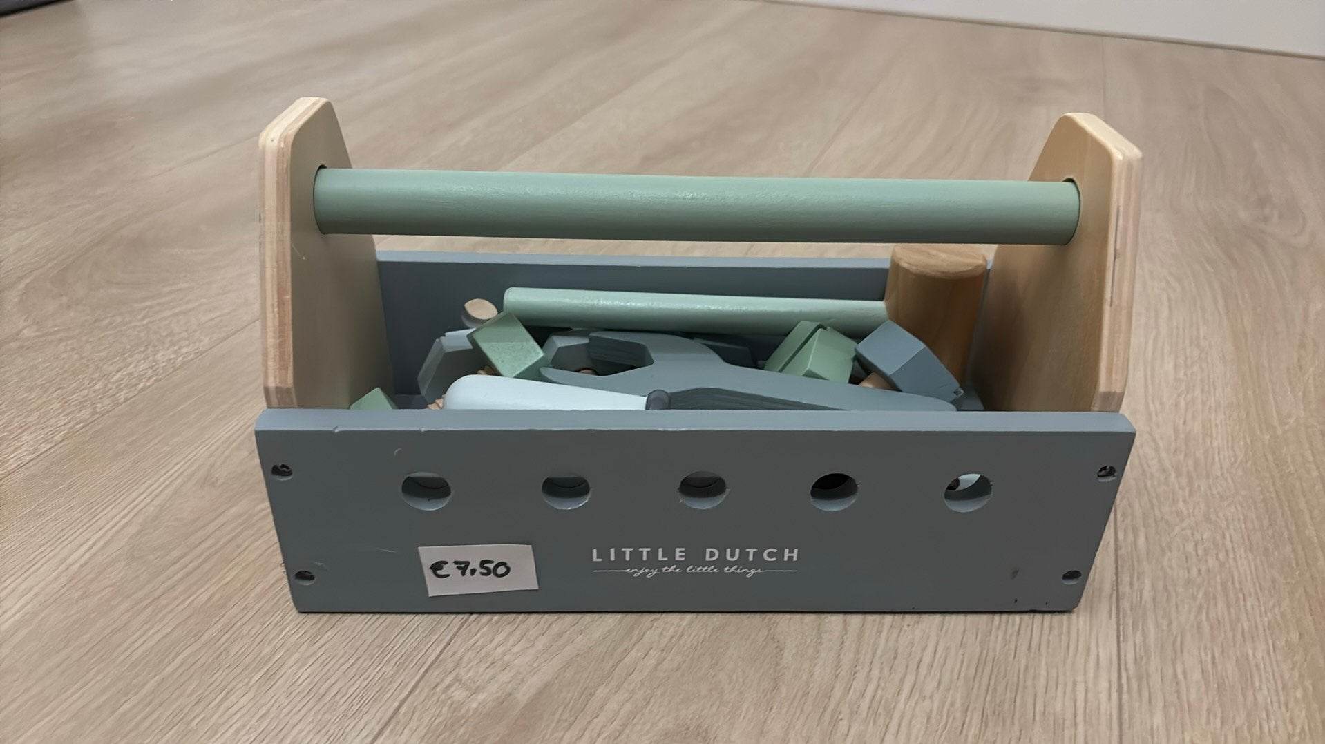 Houten gereedschapskist Little Dutch, Ophalen, Zo goed als nieuw