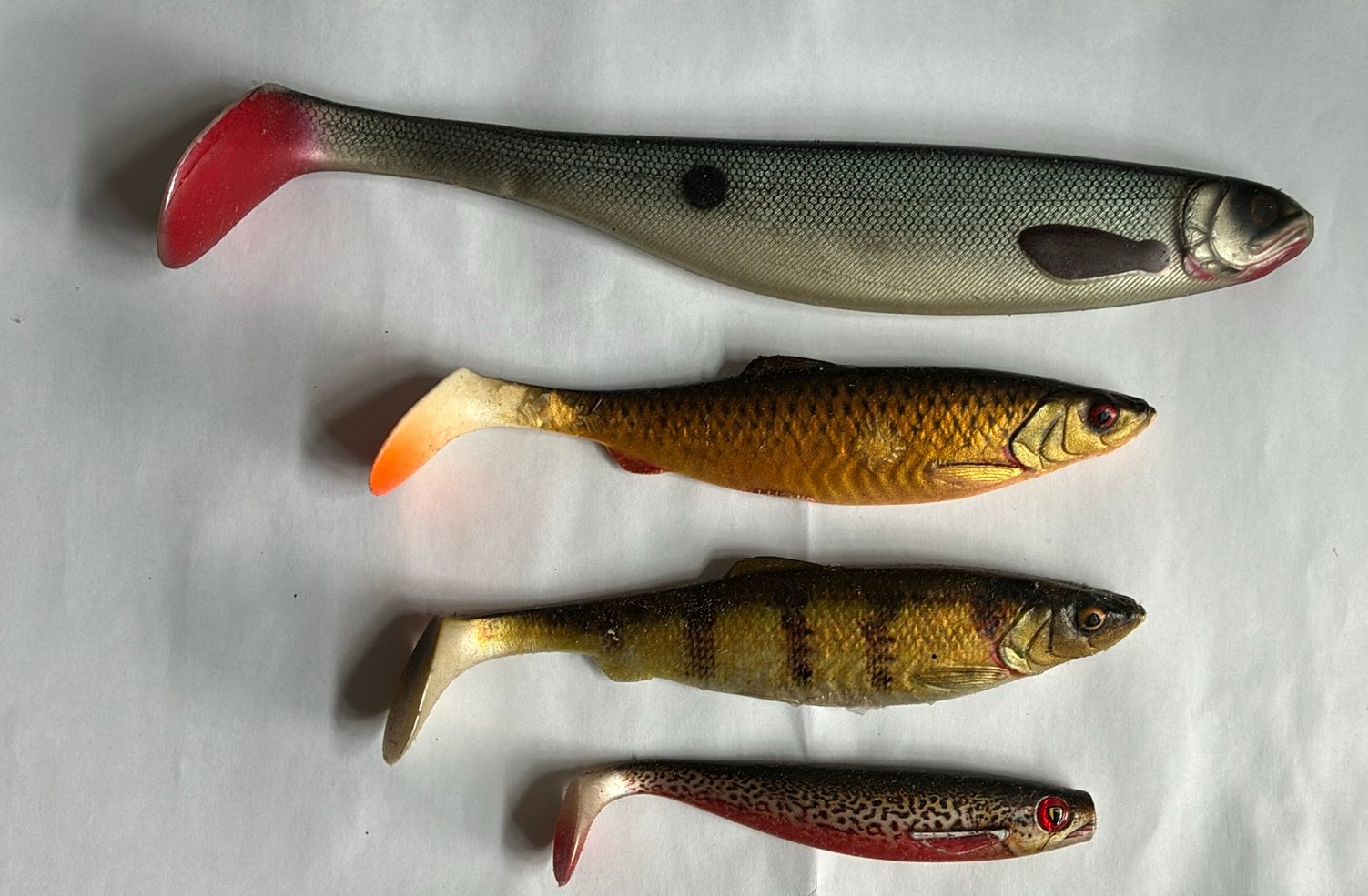 Kunstaas vissen 13 tot 28 cm softbaits Westin, Watersport en Boten, Ophalen of Verzenden, Gebruikt, Overige typen