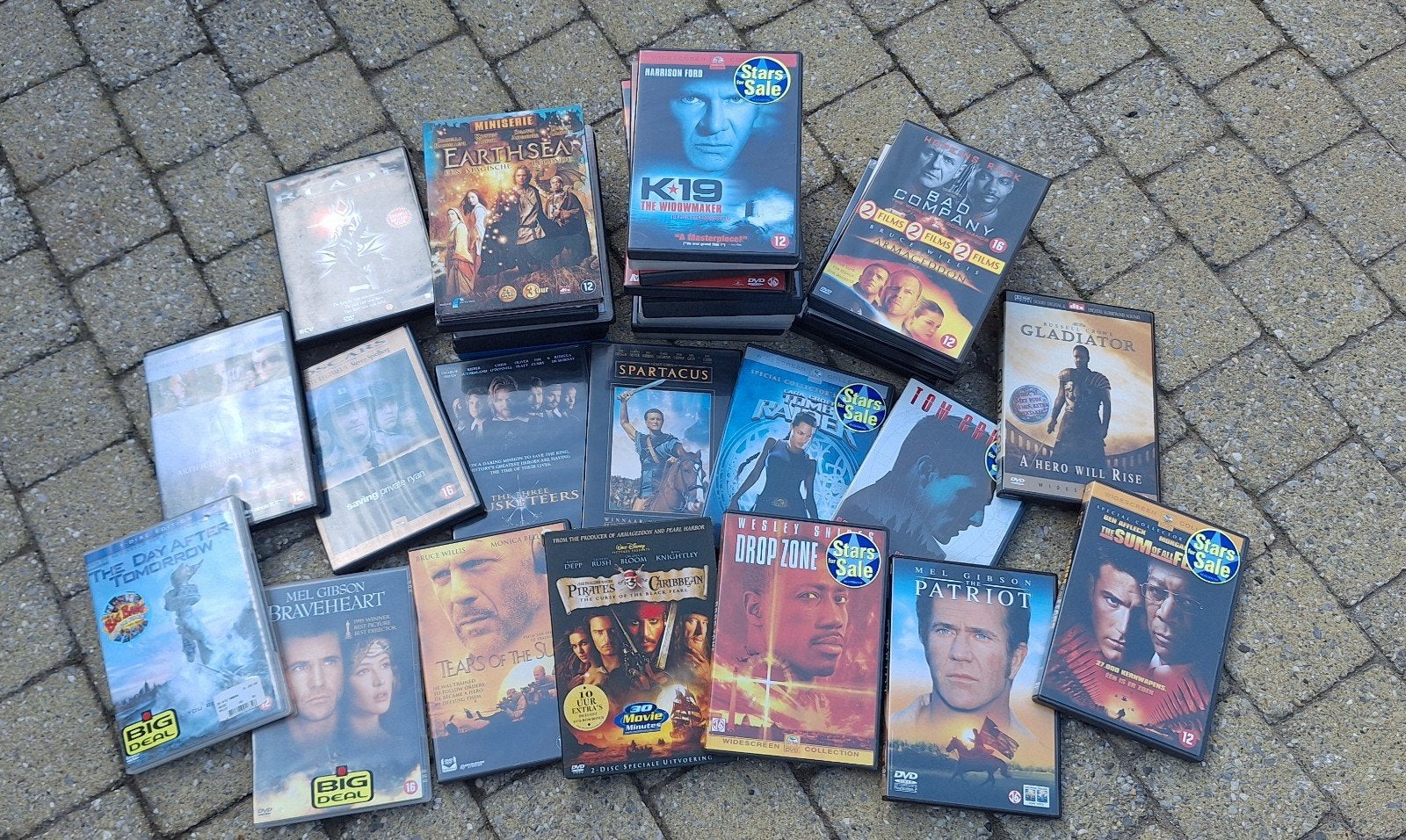 90 originele DVD's - Diverse films, Ophalen, Gebruikt