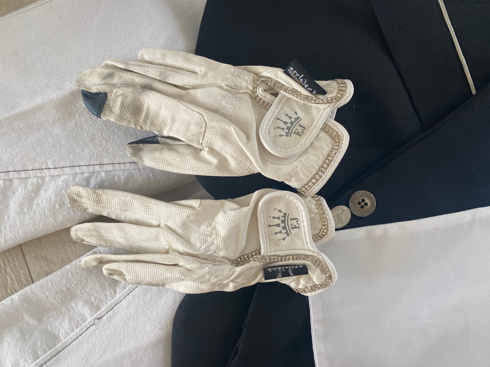 Dressuur wedstrijdkleding, Dieren en Toebehoren, Paardrijkleding, Ophalen, Met stretch, Dressuur, Zo goed als nieuw