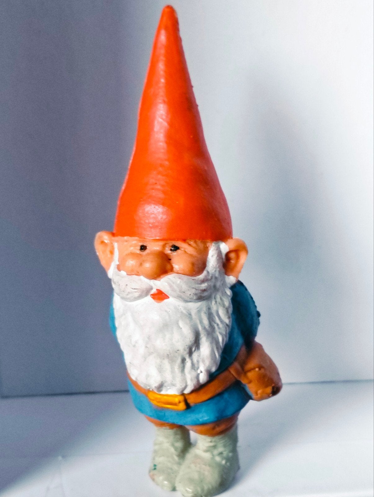 Vintage David de kabouter figuurtje kabouter arts, Verzamelen, Ophalen of Verzenden, Gebruikt