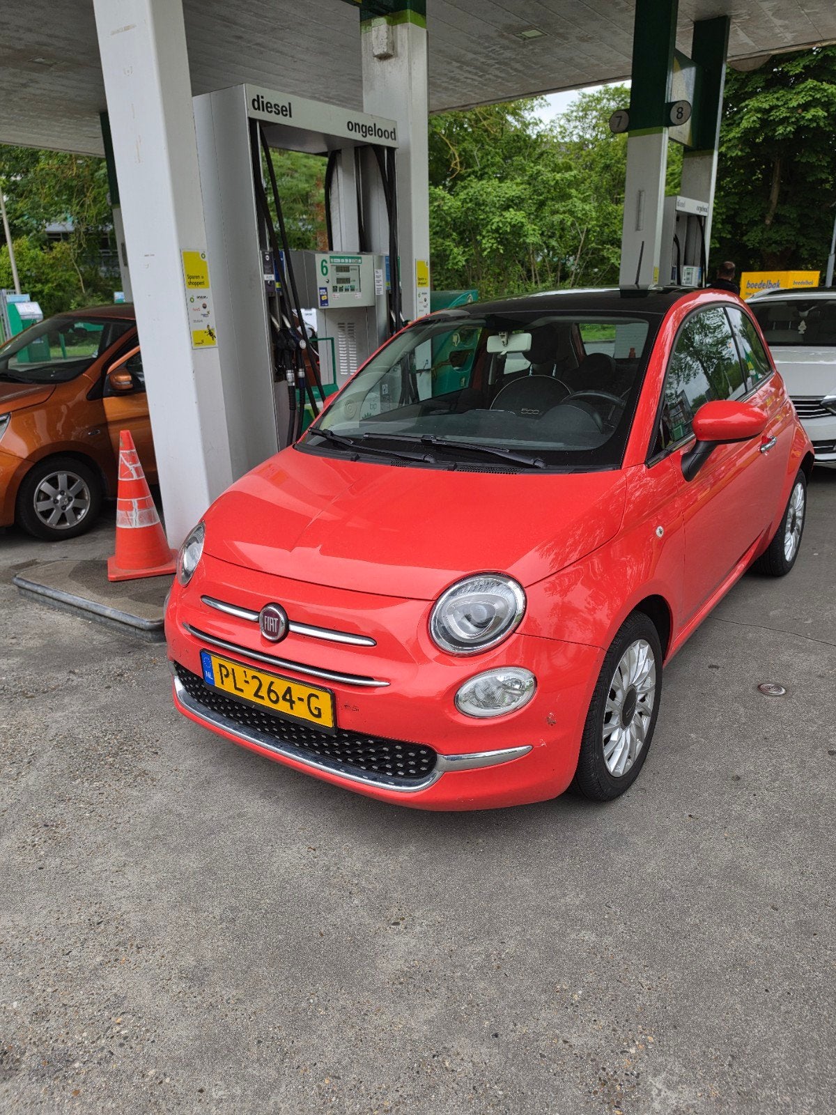 Fiat 500 Twinair Turbo lounge = Pano = 2017 Nieuw model!!, Auto's, Voorwielaandrijving, 31 €/maand, 905 kg, Origineel Nederlands