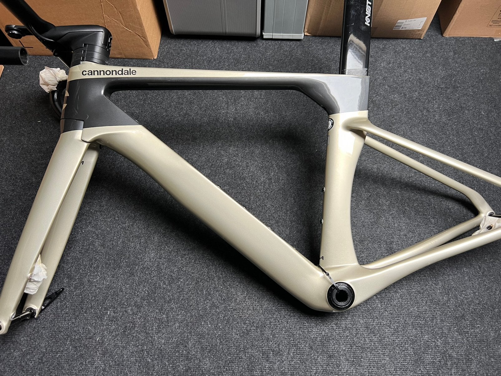 Cannondale SystemSix Hi-Mod 2019 frameset 51, Frame, Gebruikt, Ophalen of Verzenden, Racefiets