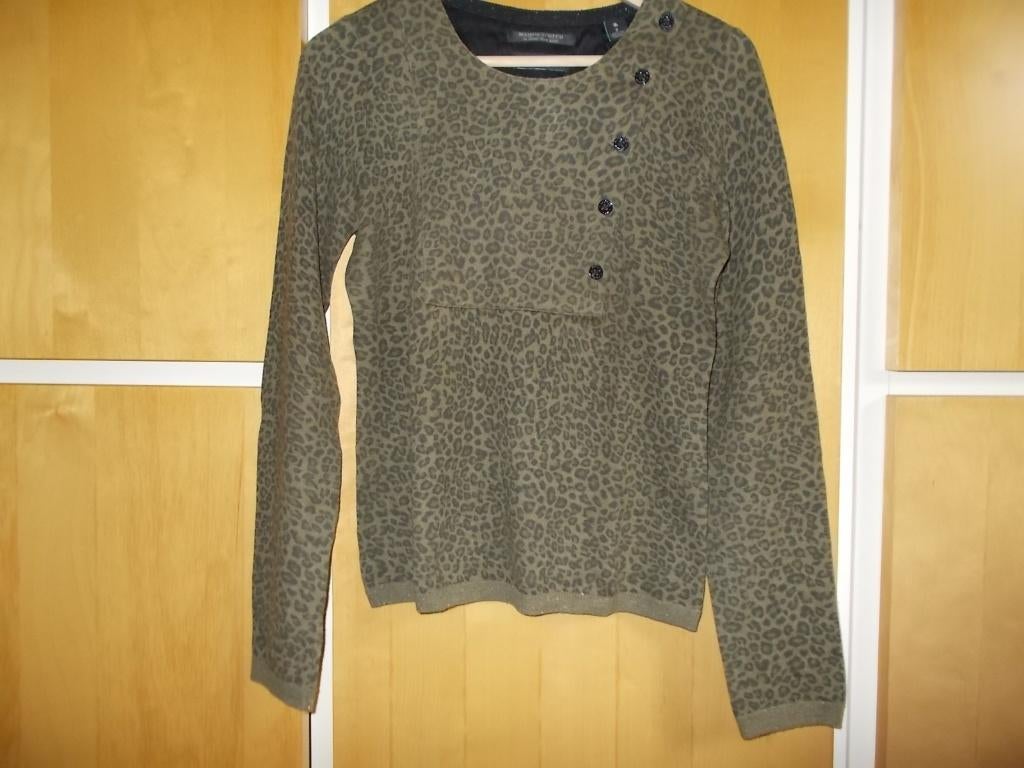 Chic truitje van Maison Scotch , Maat 38,panterprint, Maison Scotch, Ophalen of Verzenden, Zo goed als nieuw, Maat 38/40 (M)