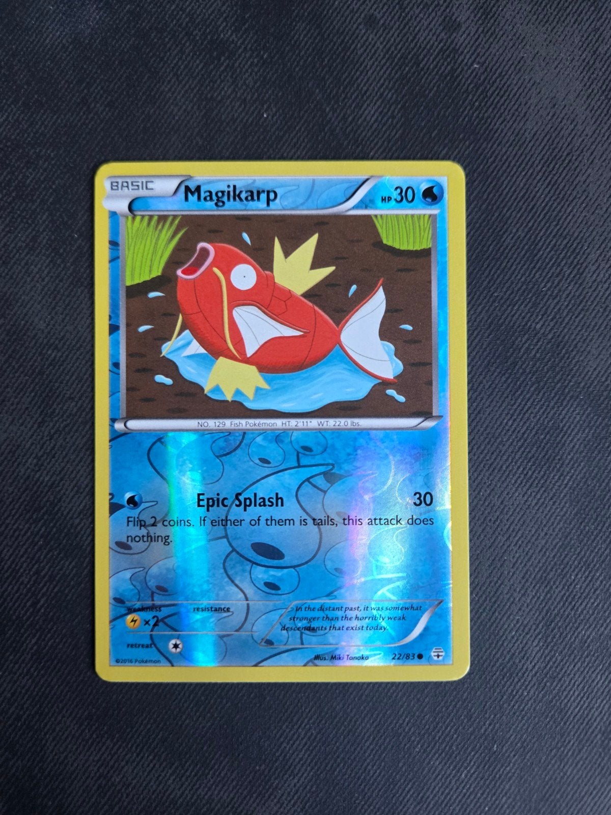 Magikarp GEN22 Reverse holo EXC-NM, Ophalen of Verzenden, Zo goed als nieuw