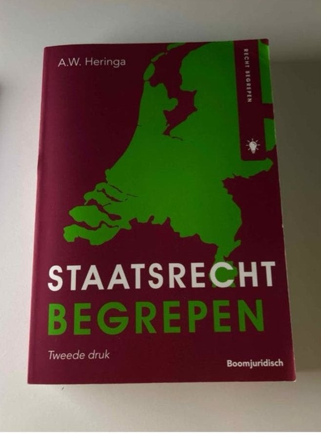 Staatsrecht Begrepen - A.W. Heringa (Tweede druk), Boeken, Ophalen, Gamma, Zo goed als nieuw, HBO